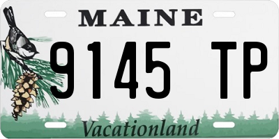 ME license plate 9145TP