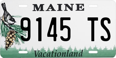 ME license plate 9145TS