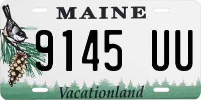 ME license plate 9145UU