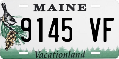 ME license plate 9145VF