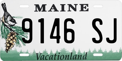 ME license plate 9146SJ