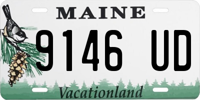 ME license plate 9146UD