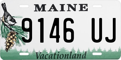 ME license plate 9146UJ