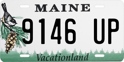 ME license plate 9146UP