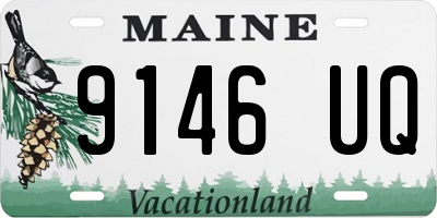 ME license plate 9146UQ