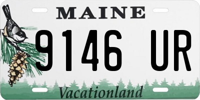 ME license plate 9146UR