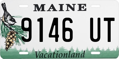 ME license plate 9146UT