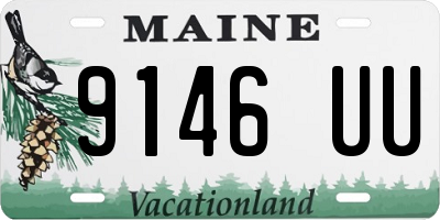 ME license plate 9146UU