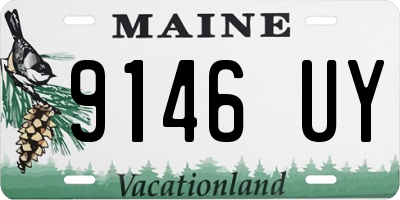ME license plate 9146UY