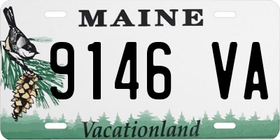 ME license plate 9146VA