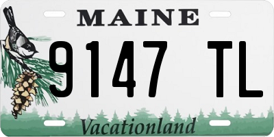 ME license plate 9147TL