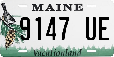 ME license plate 9147UE