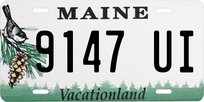 ME license plate 9147UI