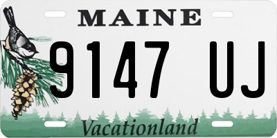 ME license plate 9147UJ