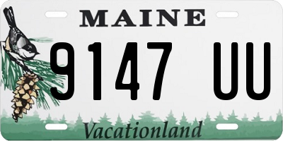 ME license plate 9147UU