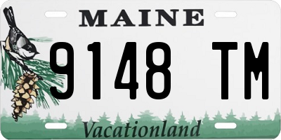 ME license plate 9148TM