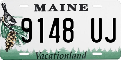 ME license plate 9148UJ
