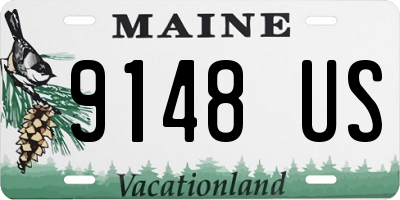 ME license plate 9148US