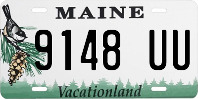 ME license plate 9148UU