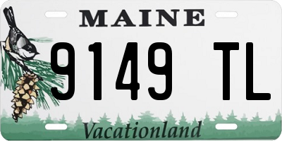 ME license plate 9149TL