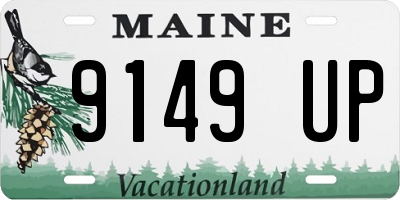 ME license plate 9149UP