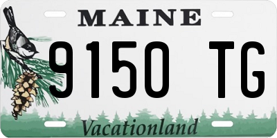 ME license plate 9150TG