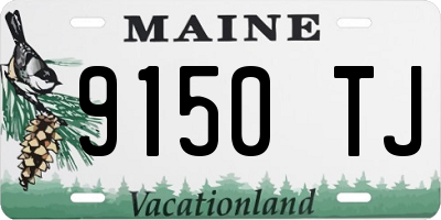 ME license plate 9150TJ