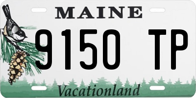 ME license plate 9150TP
