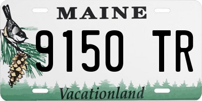 ME license plate 9150TR