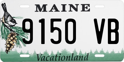 ME license plate 9150VB