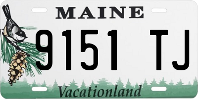 ME license plate 9151TJ