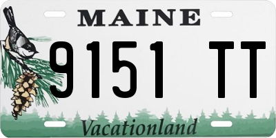 ME license plate 9151TT