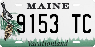 ME license plate 9153TC