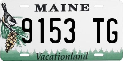 ME license plate 9153TG