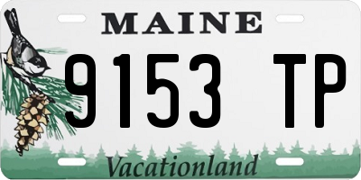 ME license plate 9153TP