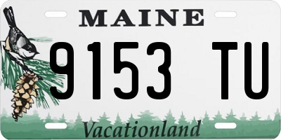 ME license plate 9153TU