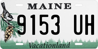 ME license plate 9153UH