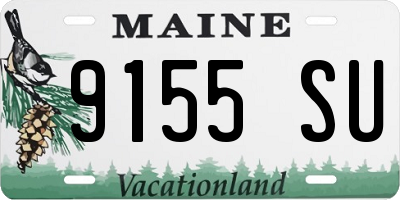 ME license plate 9155SU