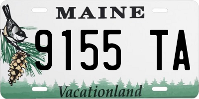 ME license plate 9155TA