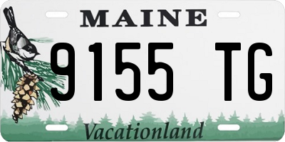 ME license plate 9155TG