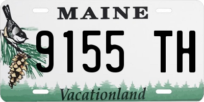 ME license plate 9155TH