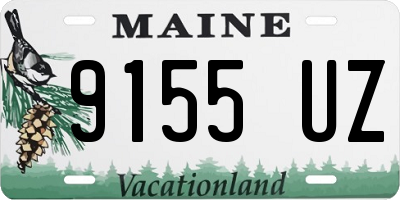 ME license plate 9155UZ