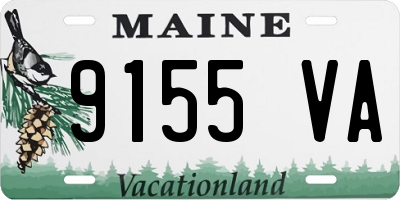 ME license plate 9155VA