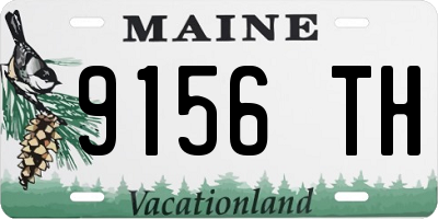 ME license plate 9156TH