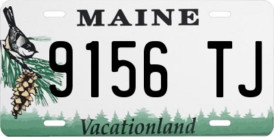 ME license plate 9156TJ