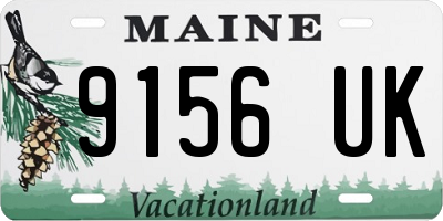 ME license plate 9156UK