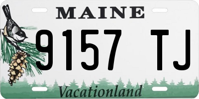 ME license plate 9157TJ