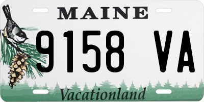 ME license plate 9158VA