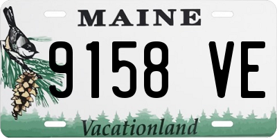 ME license plate 9158VE