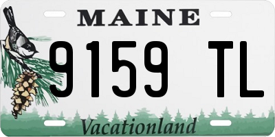 ME license plate 9159TL